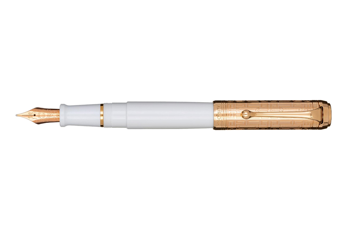 Aurora Talentum Dedalo White Rose Gold Limited Edition Vulpen